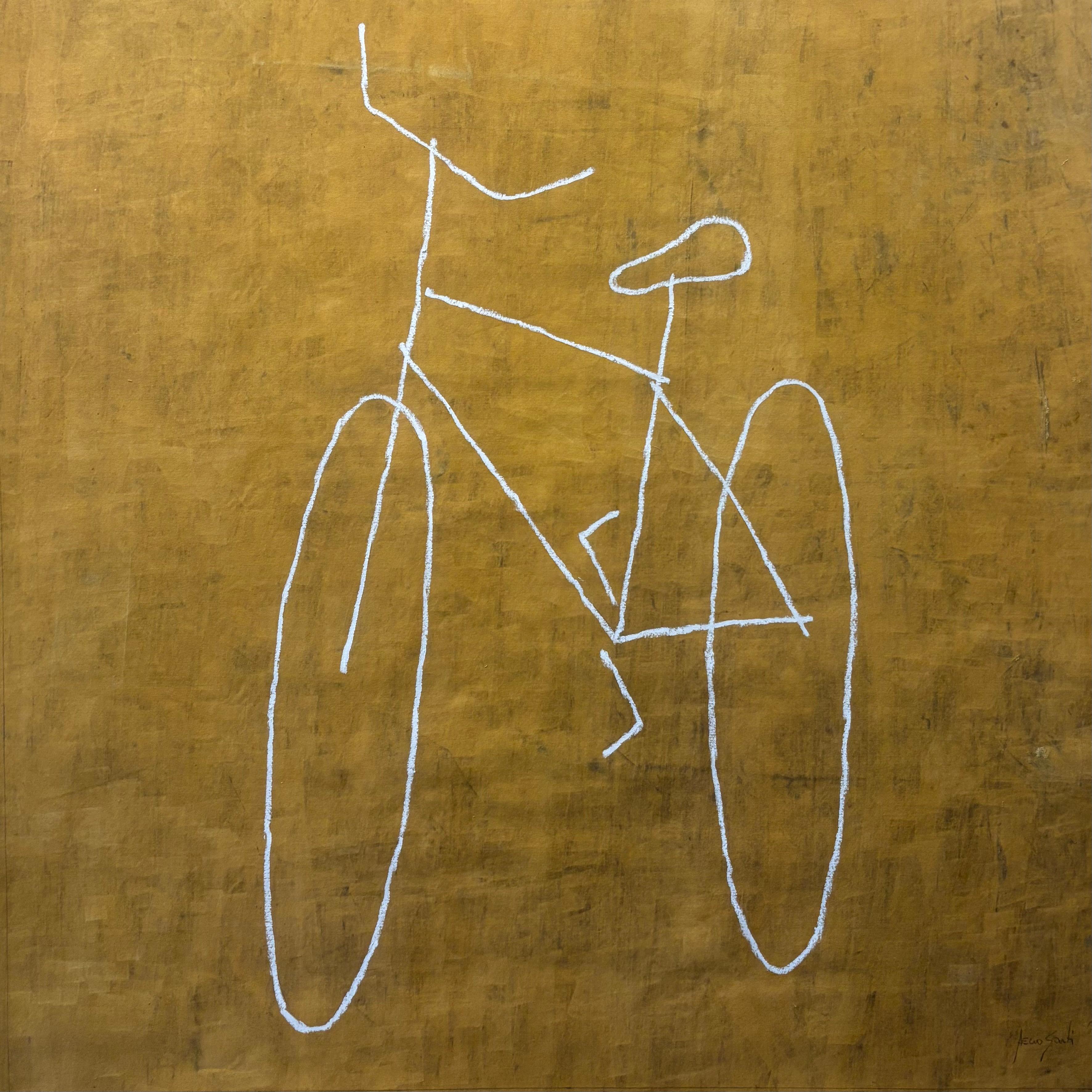 Bicicleta (125x125cm) - AAS 4251 - obra original