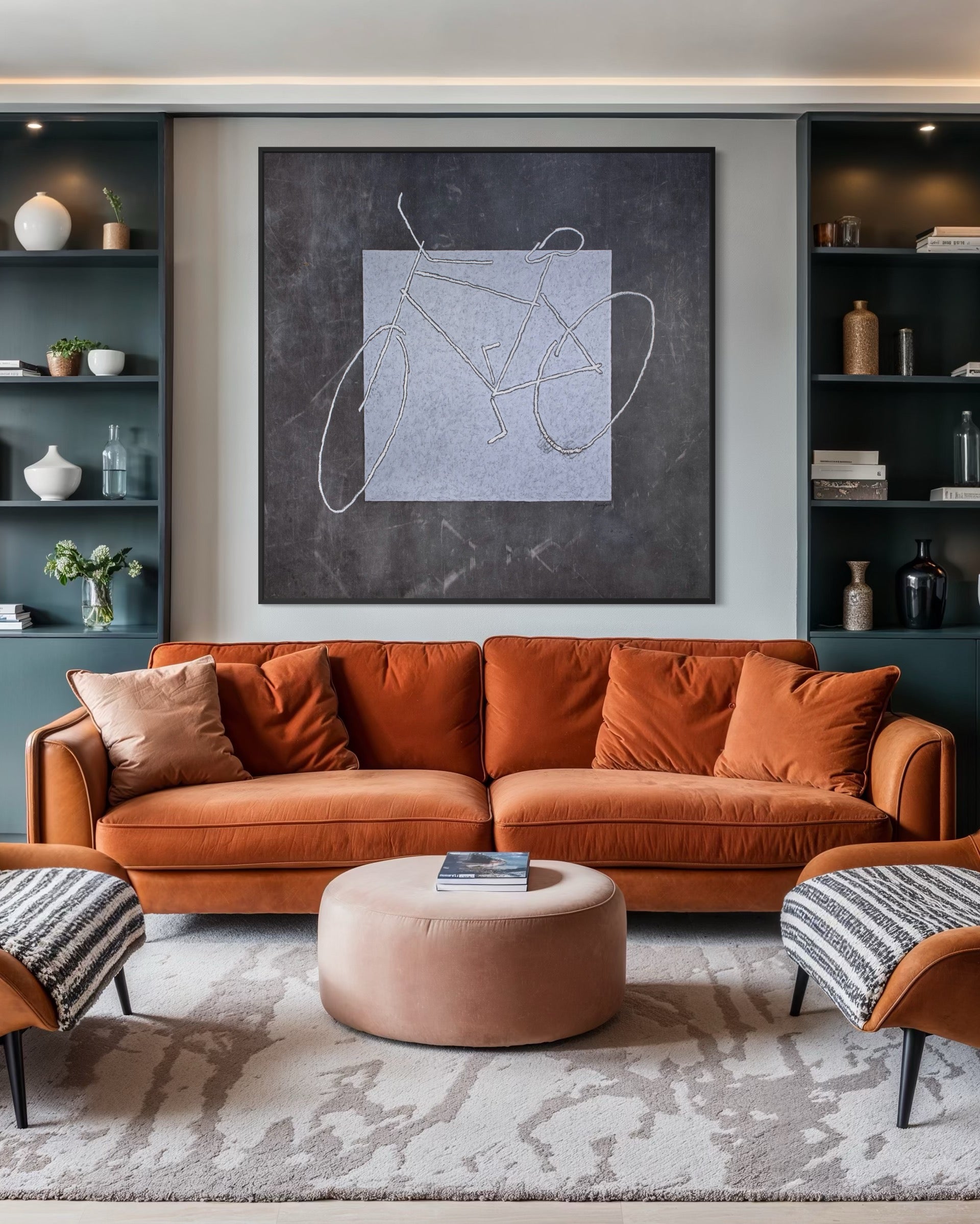 Caminho de prata - 180x180 cm