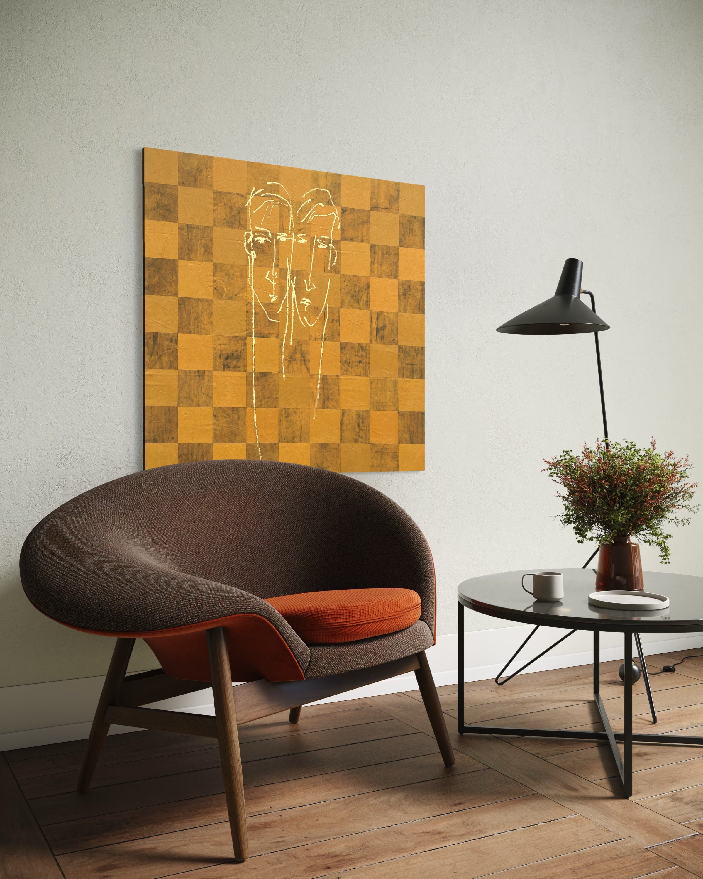 Minimalist (90x90cm) 0002 - Metal