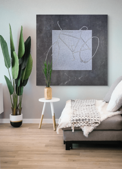 Minimalist (90x90cm) 0005 - Metal