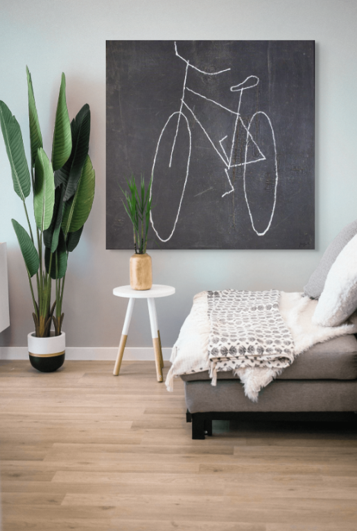 Minimalist (90x90cm) 0008 - Metal