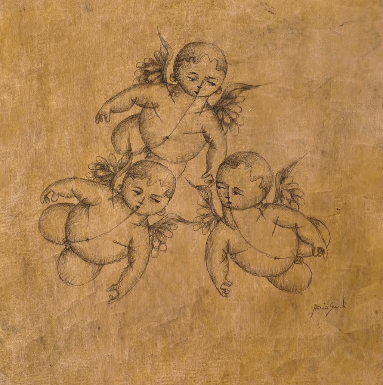 Serie Querubim (45x45) - AAS4123