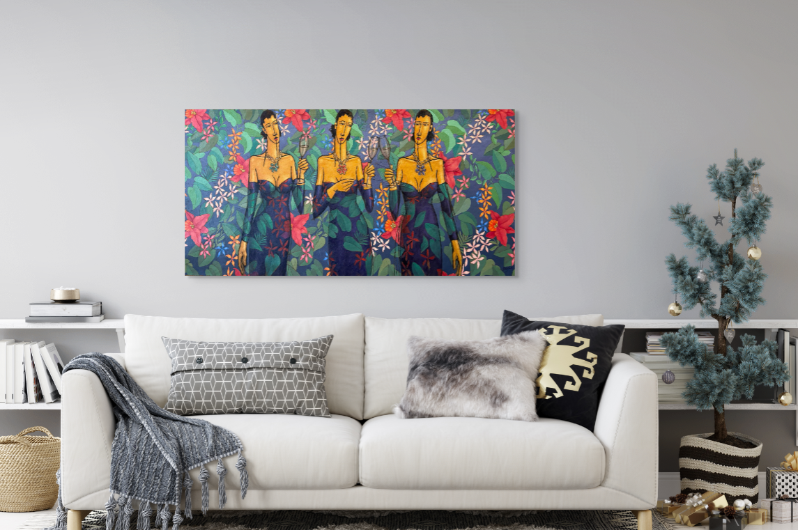 Three (80x150cm) 0004 - Metal