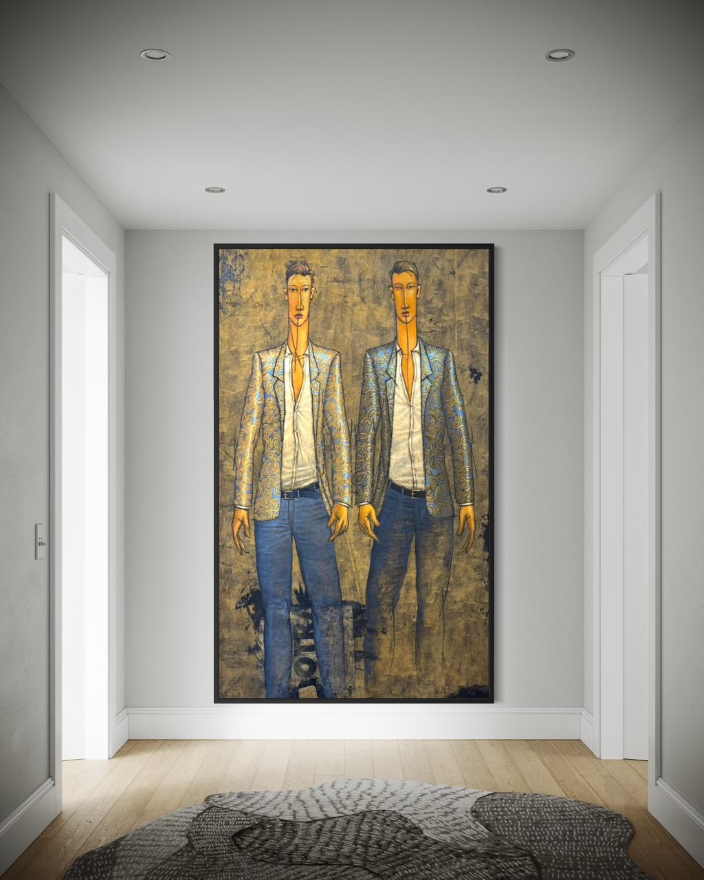 Blue Jackets - 200X120cm - AAS 3762