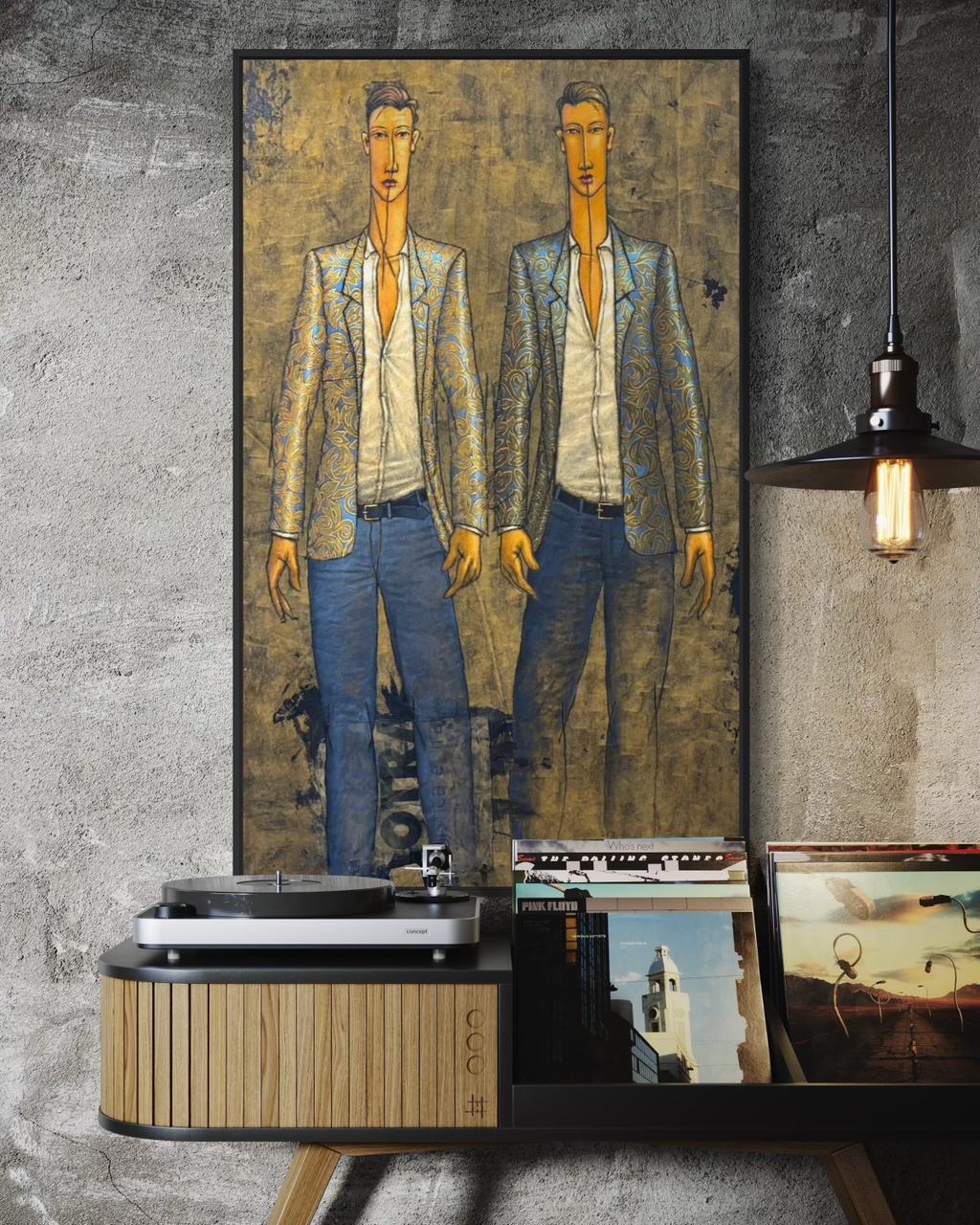 Blue Jackets - 200X120cm - AAS 3762