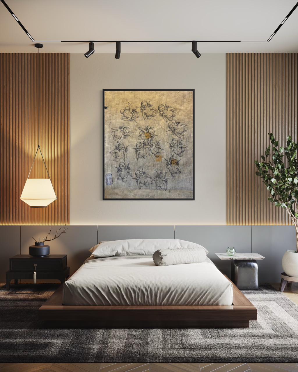 Ciranda de Querubins - 140X115cm - AAS 3981