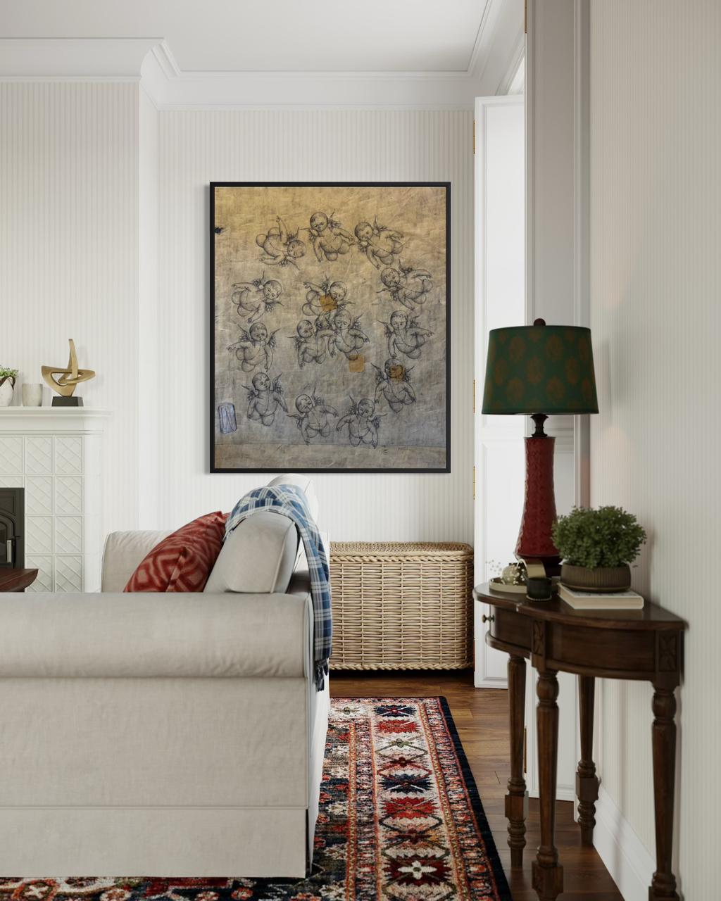 Ciranda de Querubins - 140X115cm - AAS 3981