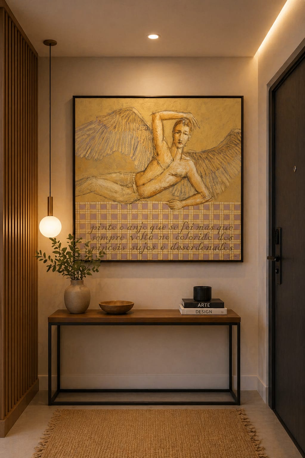 O anjo que se foi (160x160cm) - AAS 2148