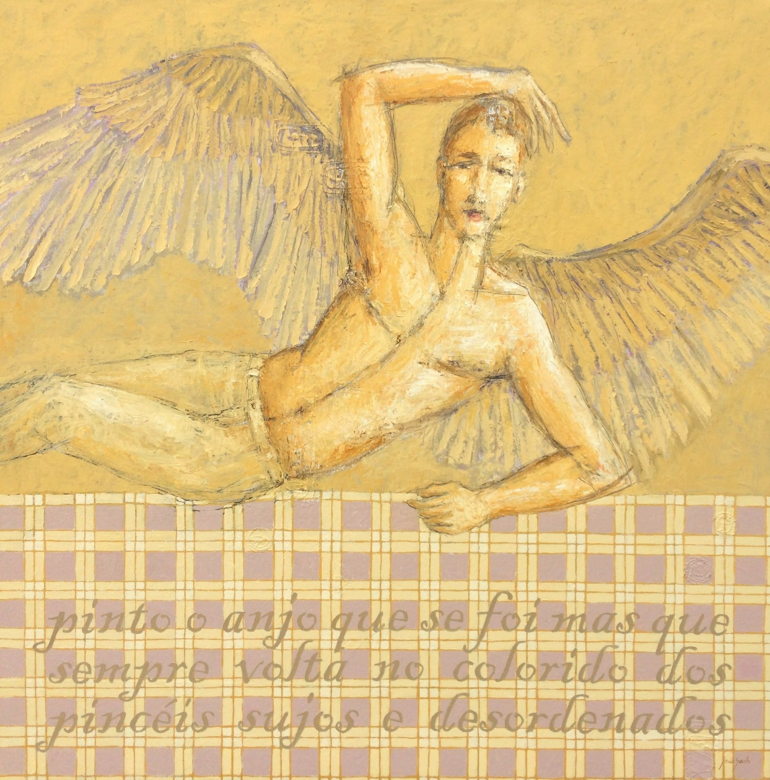 O anjo que se foi (160x160cm) - AAS 2148