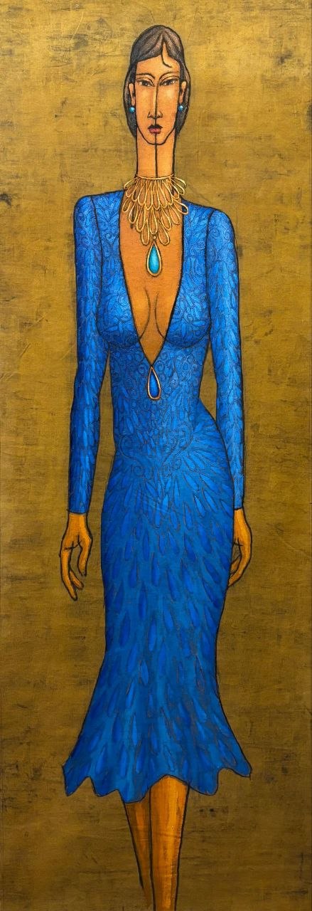Anahi in Blue — AAS 4374