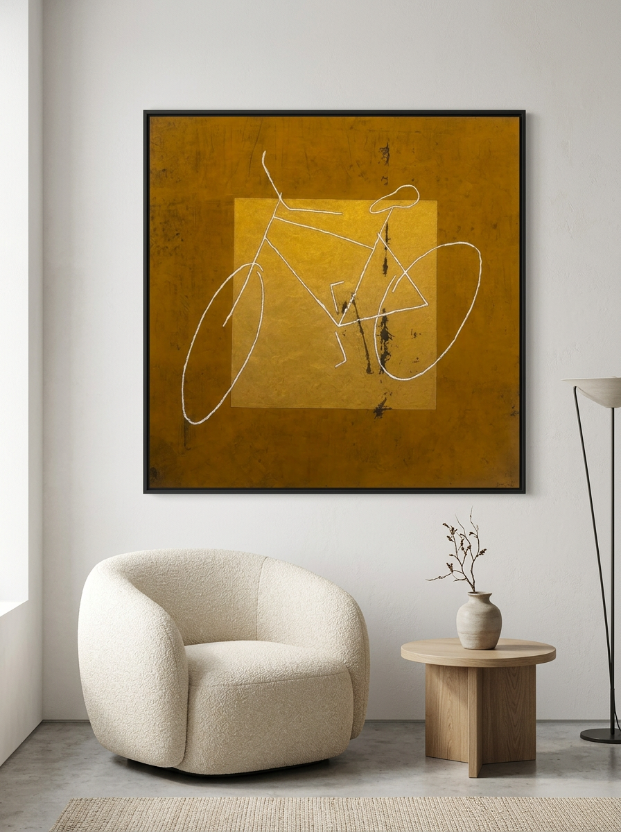 Caminho Dourado (170x170cm) - AAS 4267 - mockup 1